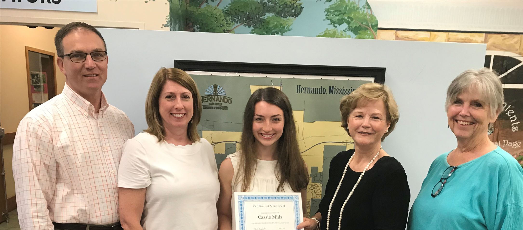 Mills receives PEO scholarship